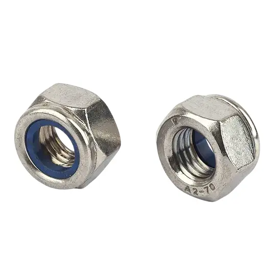 Din982 noix d'hexagone épaisses avec insert non métallique