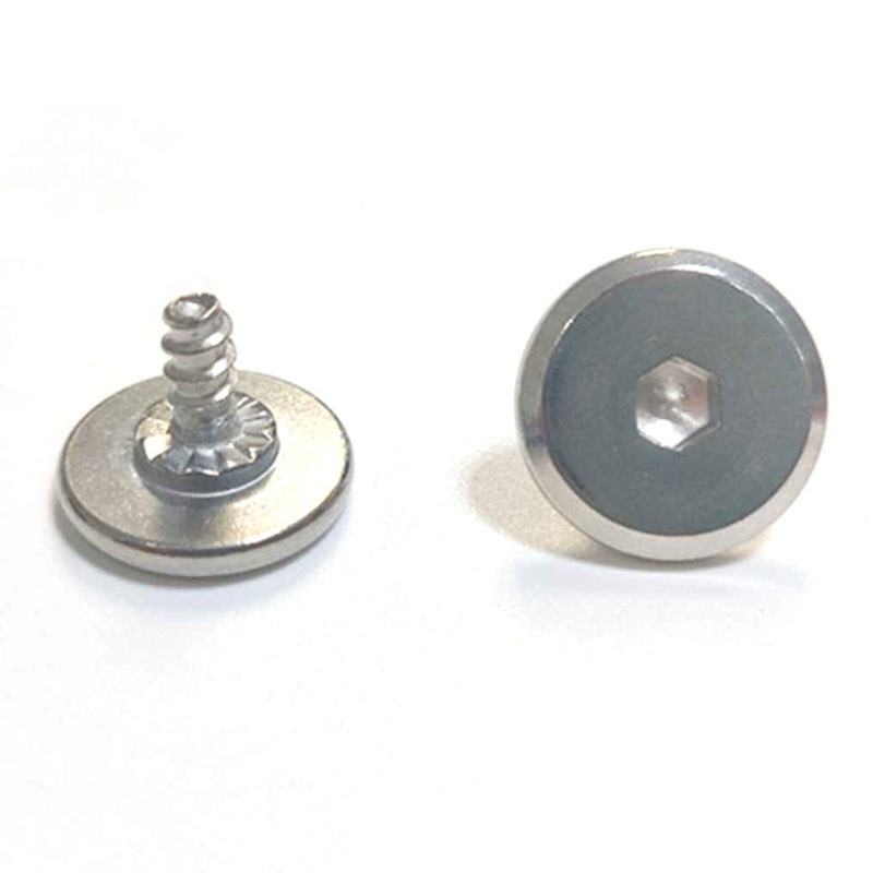 Grande vis à tête plate à six pans creux pour tasse thermique